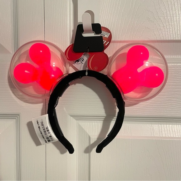 NWT Mickey Mouse Balloon Light-Up Ears Headband for Adults - Picture 11 of 13